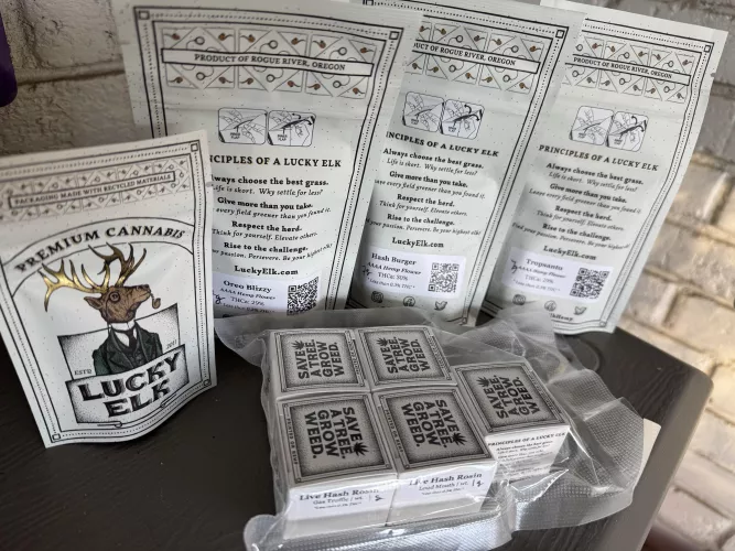 LE Haul - 5G rosin sampler, Oreo Blizzy, Tropsanto, and Hash Burger