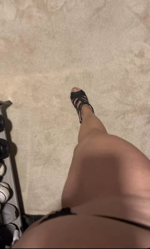 Like a grandma in heels?