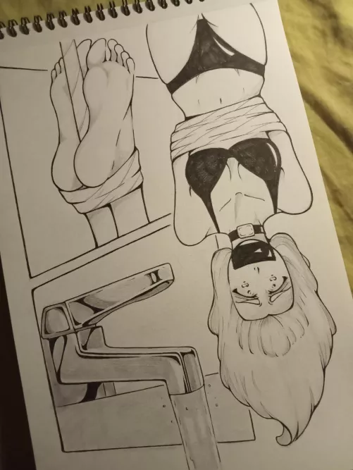 Manga panel i tried to make