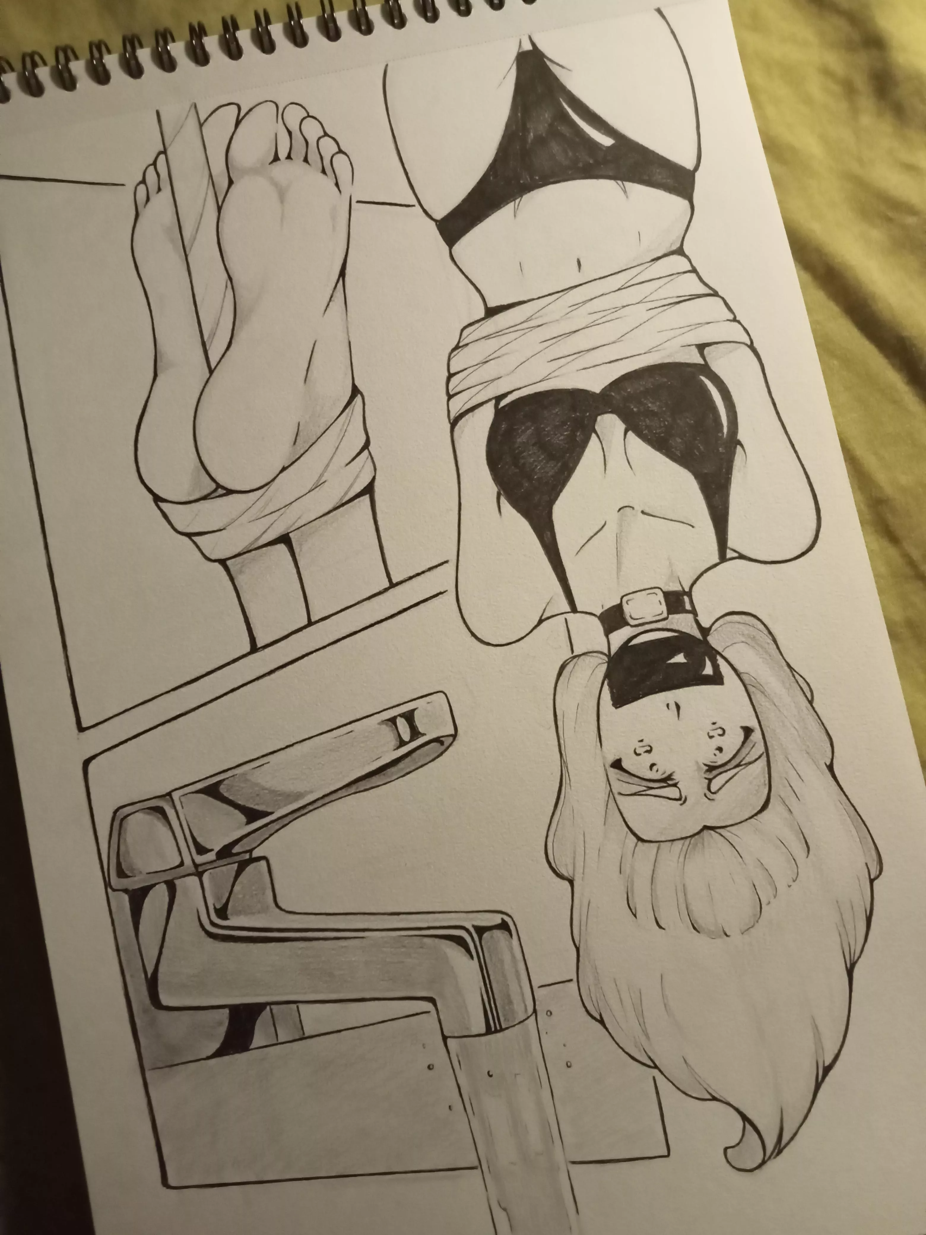 Manga panel i tried to make