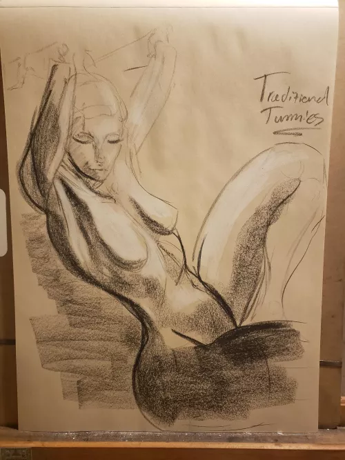 Monday night charcoal