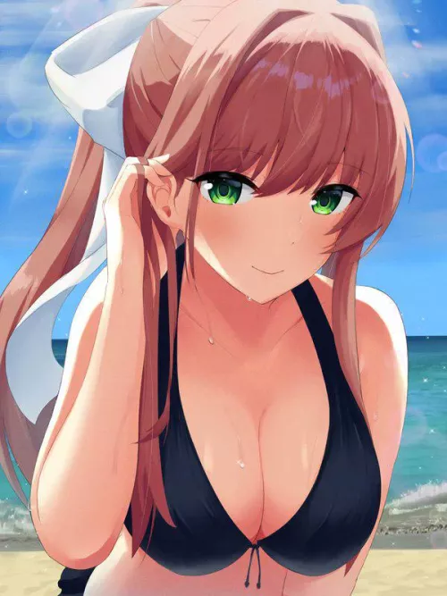 (Monika) I love her so much. I'd let her completely dominate me and force me to knock her up.