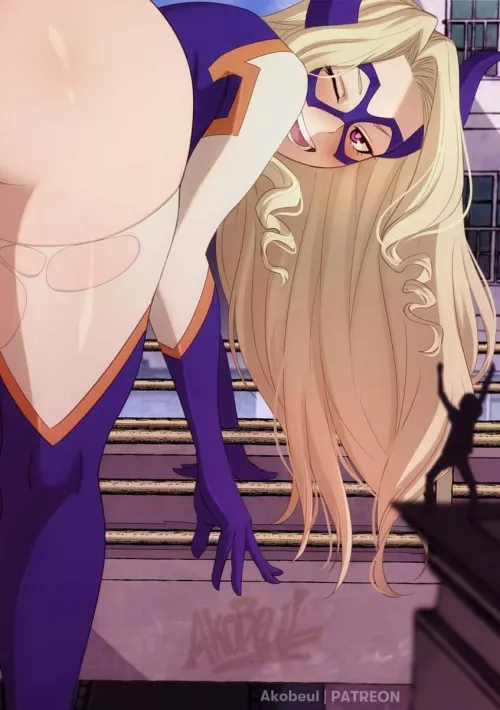 Mount Lady bent over (akobeul)