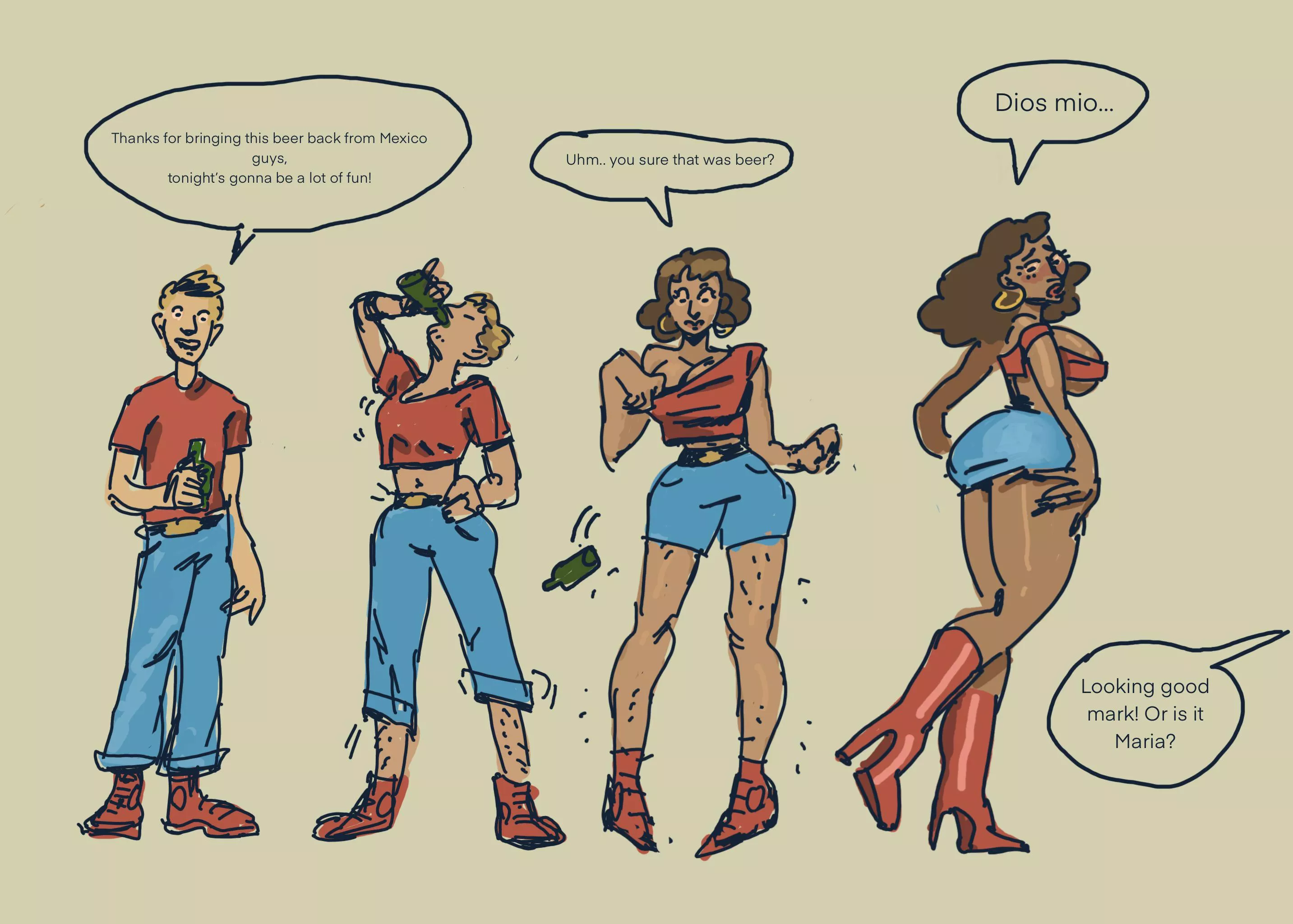 My first attempt at a quick transformation! Was fun, look forward to making more,  happy to take crit/advice