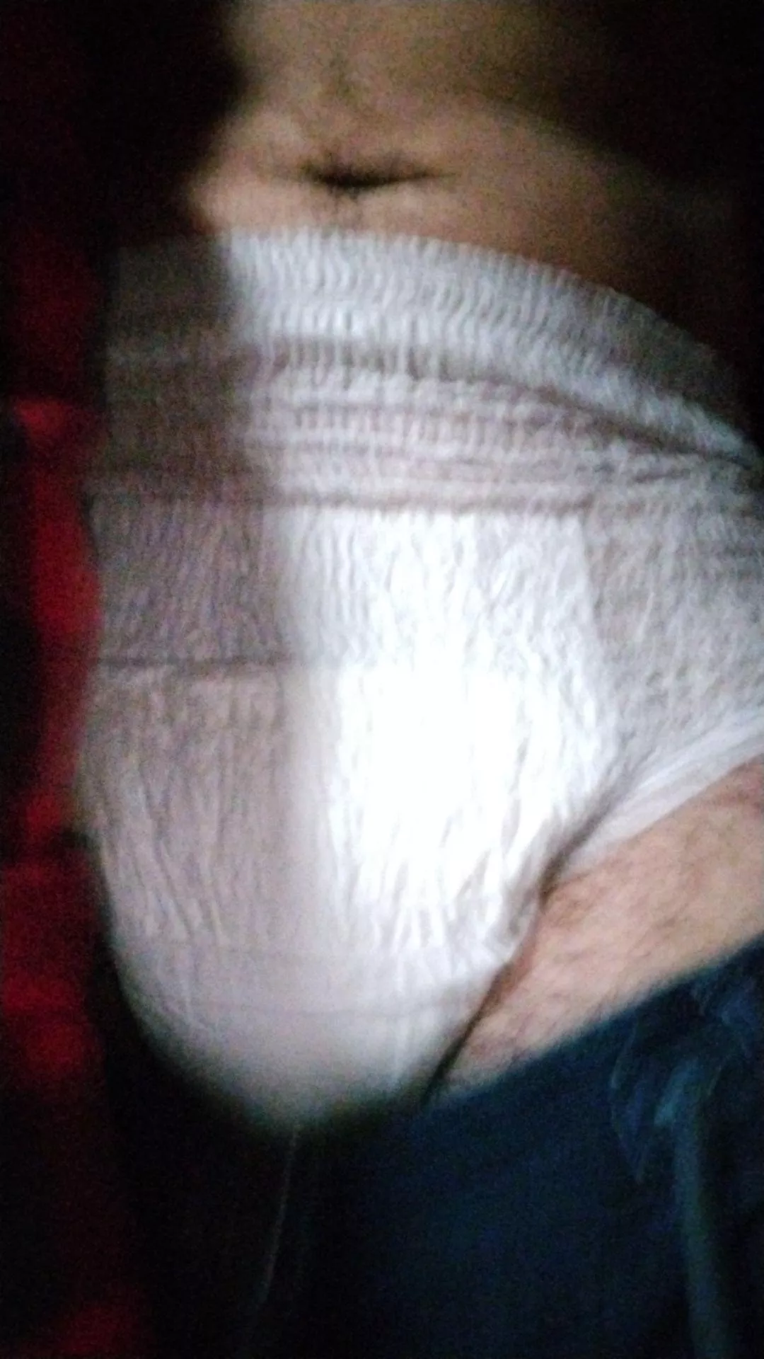 My first time wearing diapers