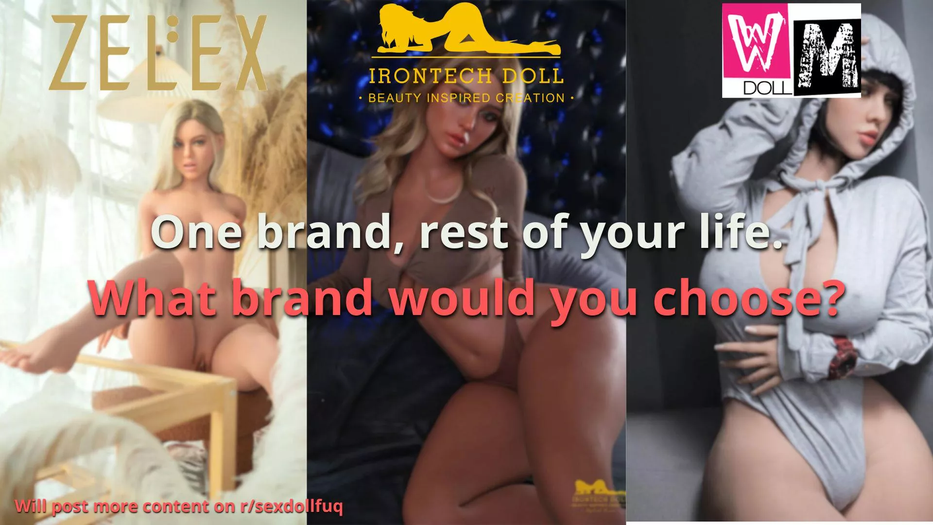 One brand, for the rest of your life. Which brand would you choose? (From experience)