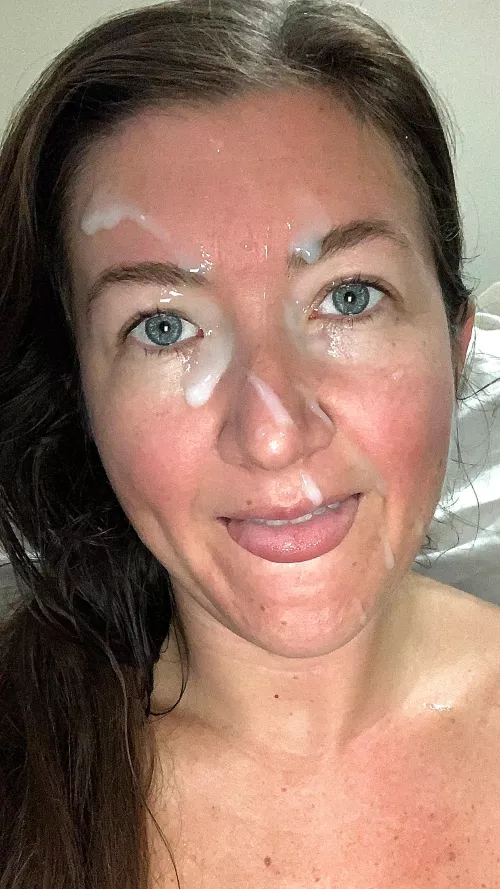 Painted pretty with cum