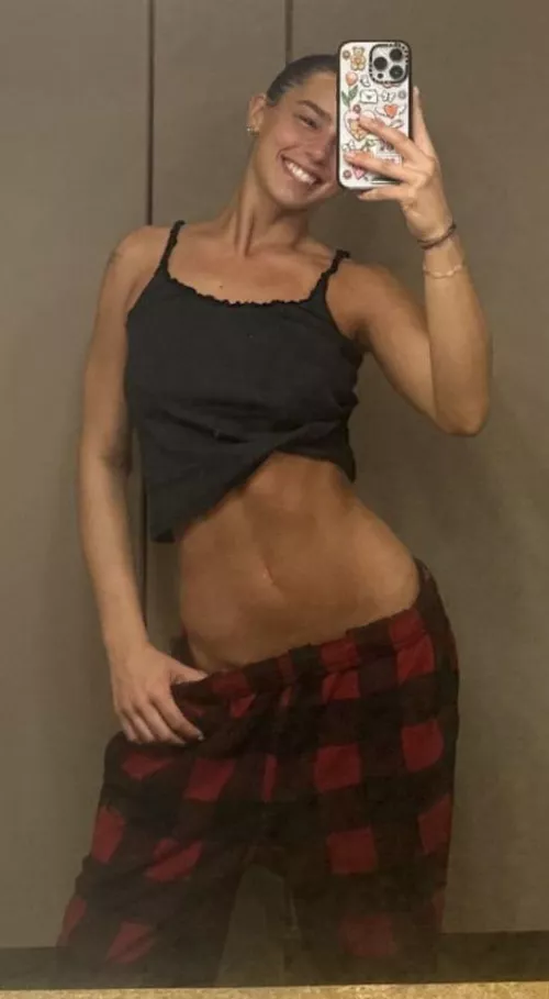 Plaid cozy pants