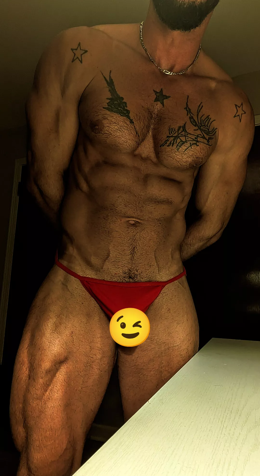 Plenty of leg to hold onto...