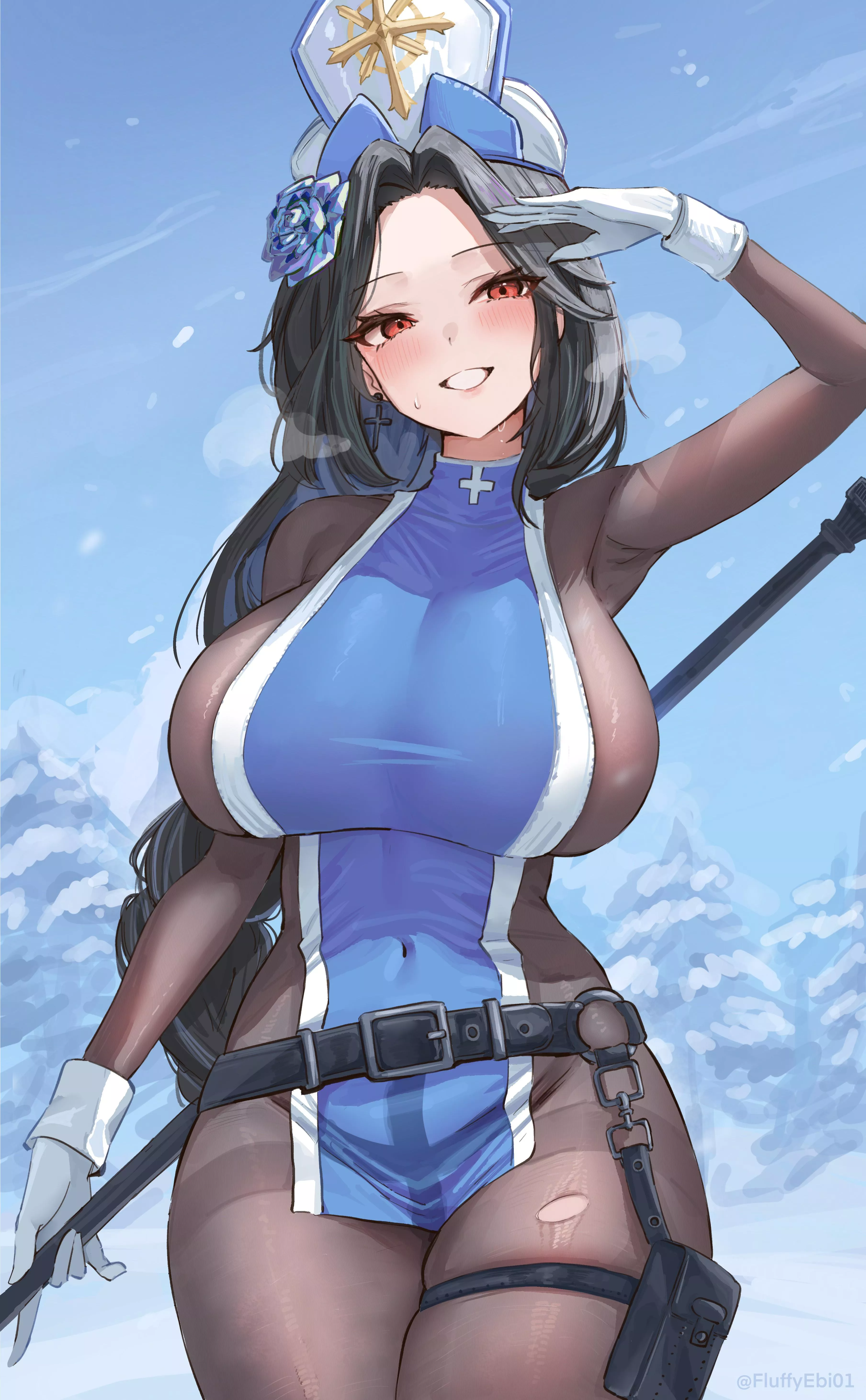 Priestess Maiden ice rose [Nikke]