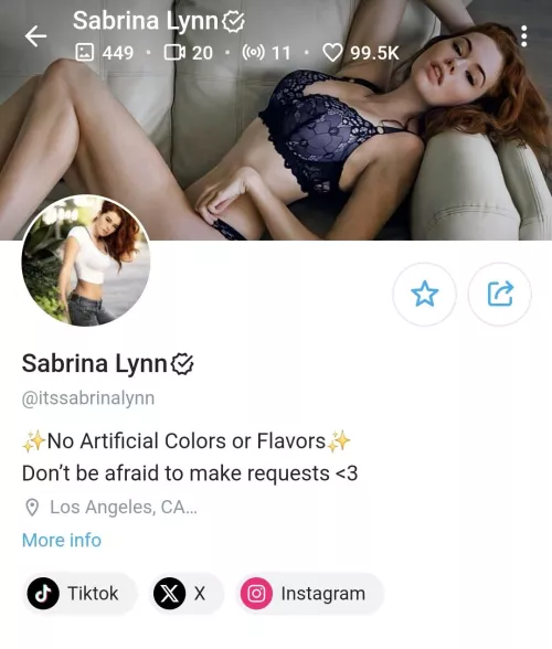 Request: Sabrina Lynn