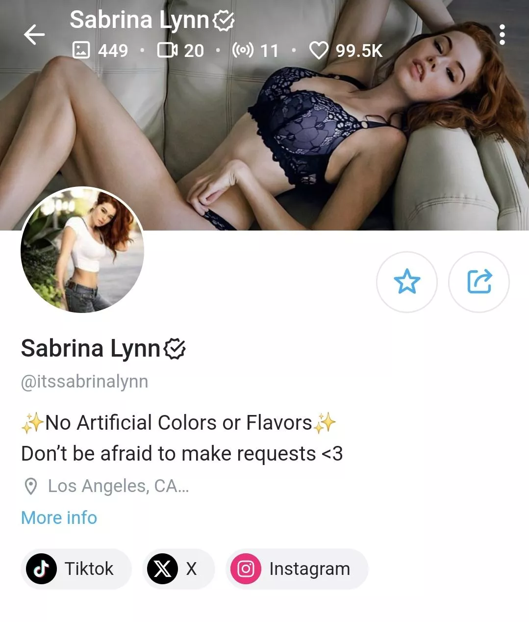 Request: Sabrina Lynn