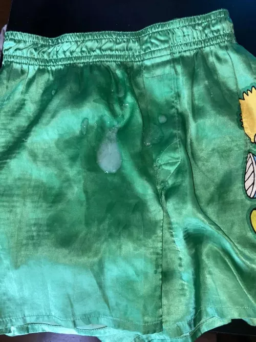Satin Boxershorts cum