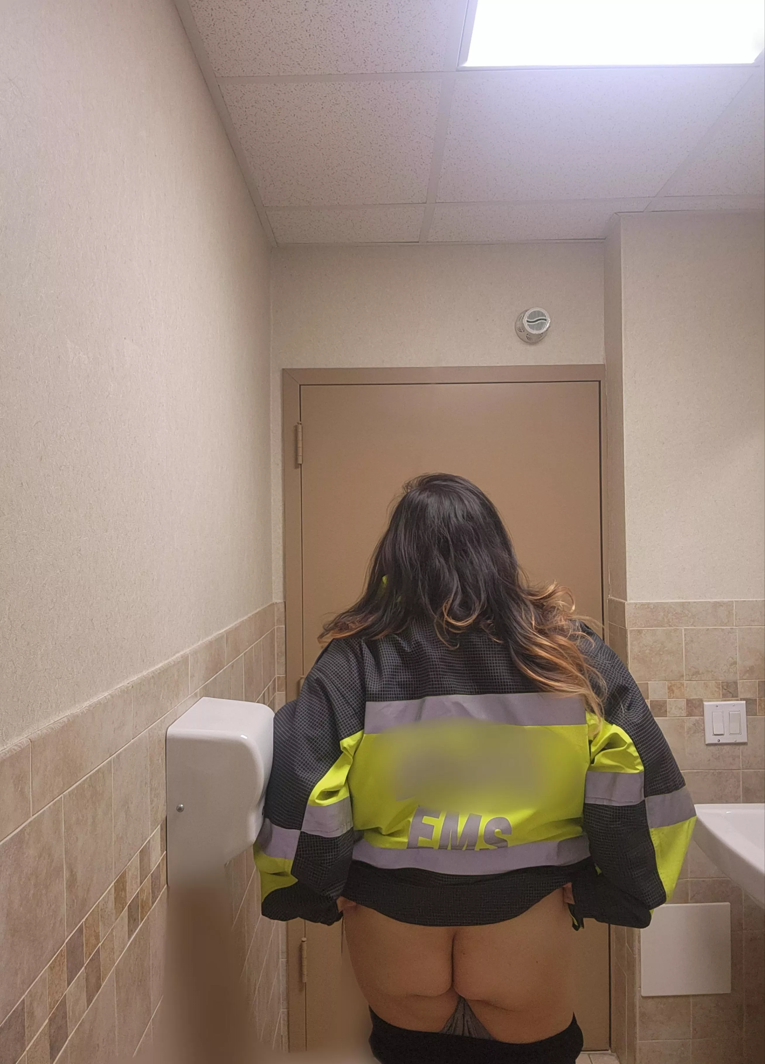 Shhhh I'm taking ass shots at home 