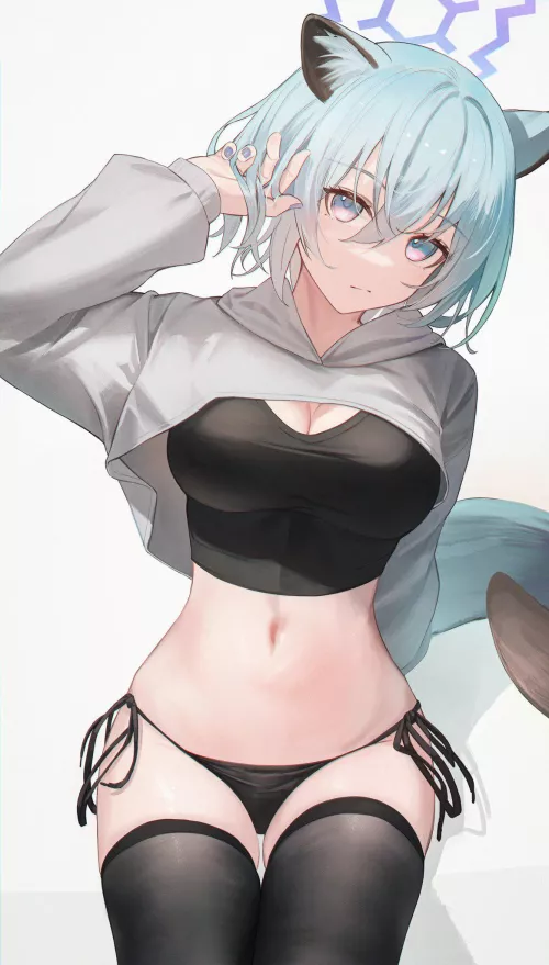 Shigure's delicious midriff