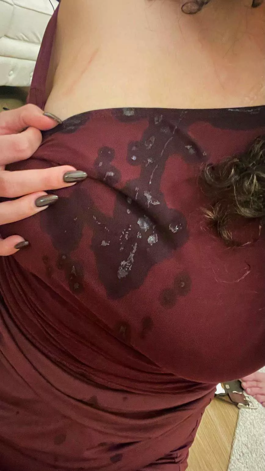 Showing off my treat 