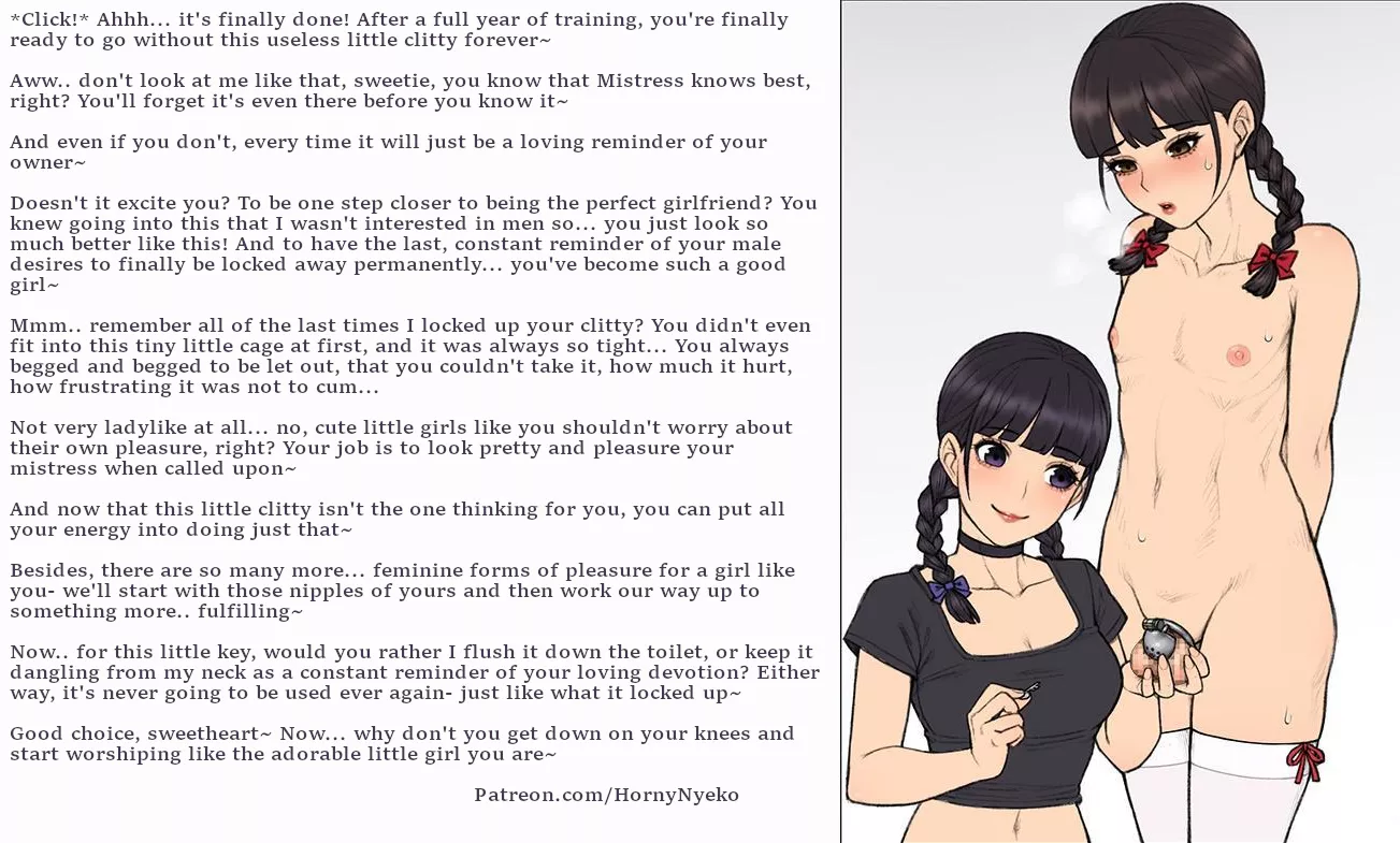 Sissy's Transformation [Sissification] [Feminization] [Chastity] [Commission]