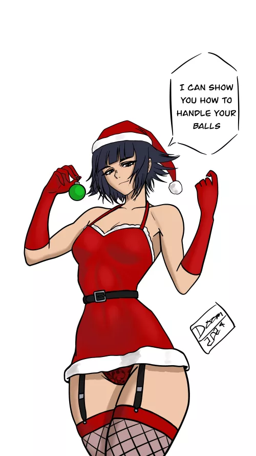 Soi Fon is Santa’s helper by Sovereign_doom (me)
