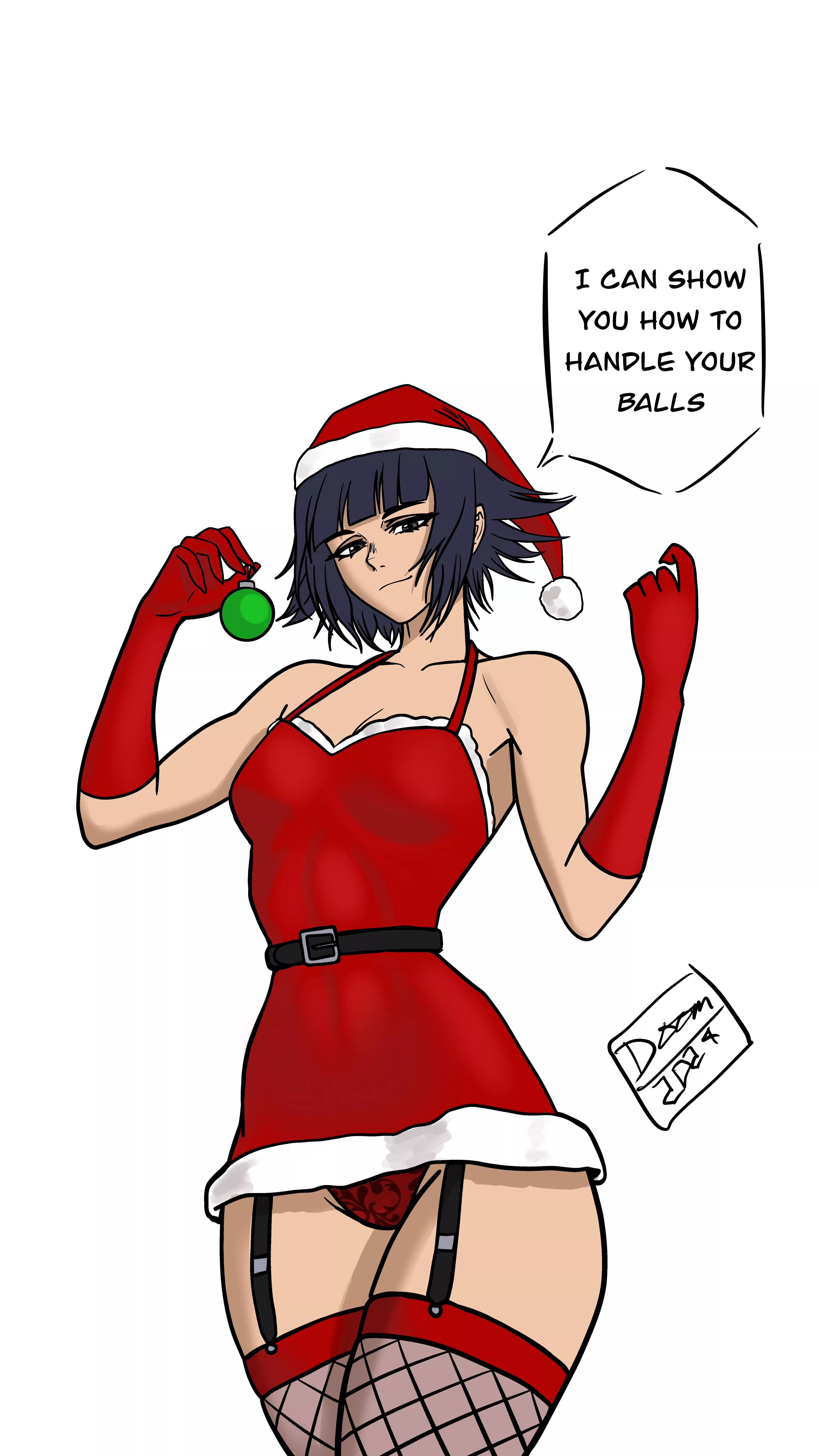 Soi Fon is Santa’s helper by Sovereign_doom (me)