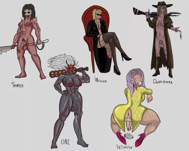 Some male killers as futa 