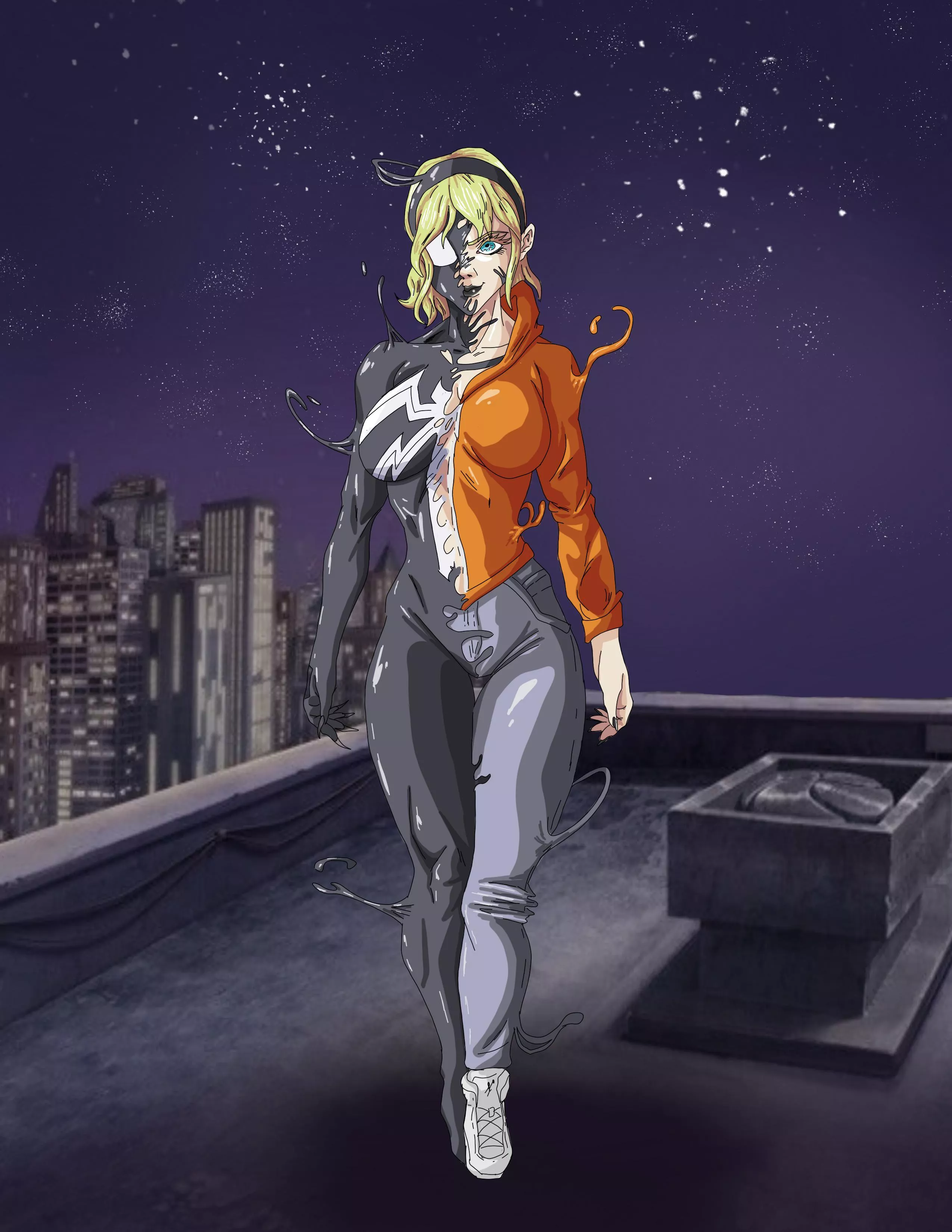 Spectacular Venom Gwen Comm by Asdasfacksas