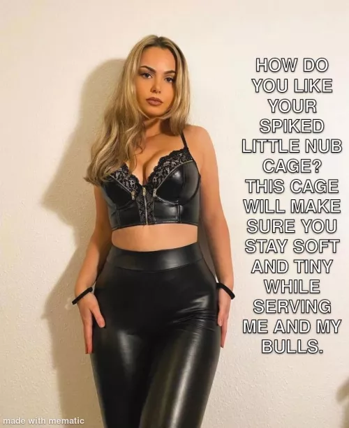 spiked nub cuck [lockedslaveboy030 on ImageFap]