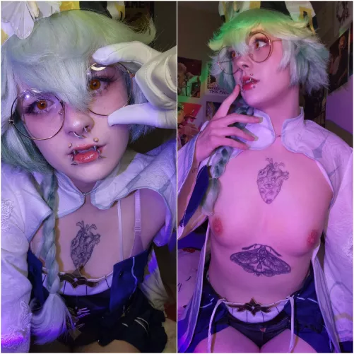 Sucrose from Genshin Impact (with piercings:3) 