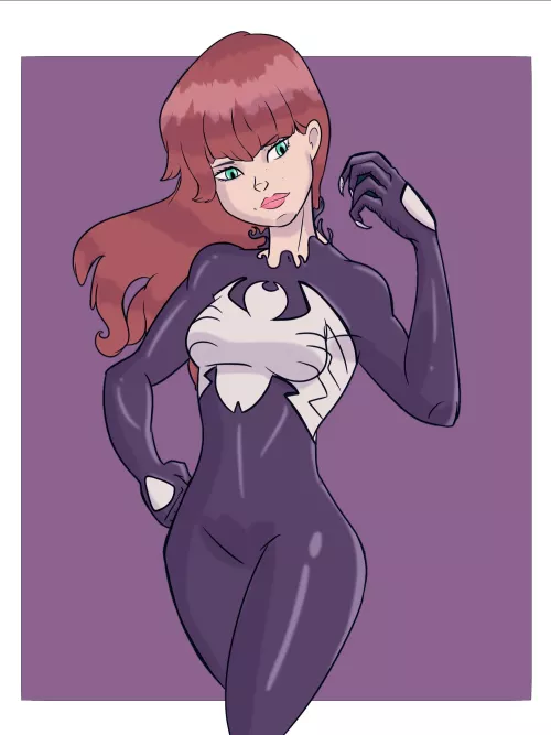 Symbiote MJ by dwill93.bsky.social‬