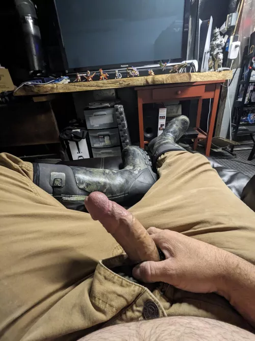 The cold brings my dick out