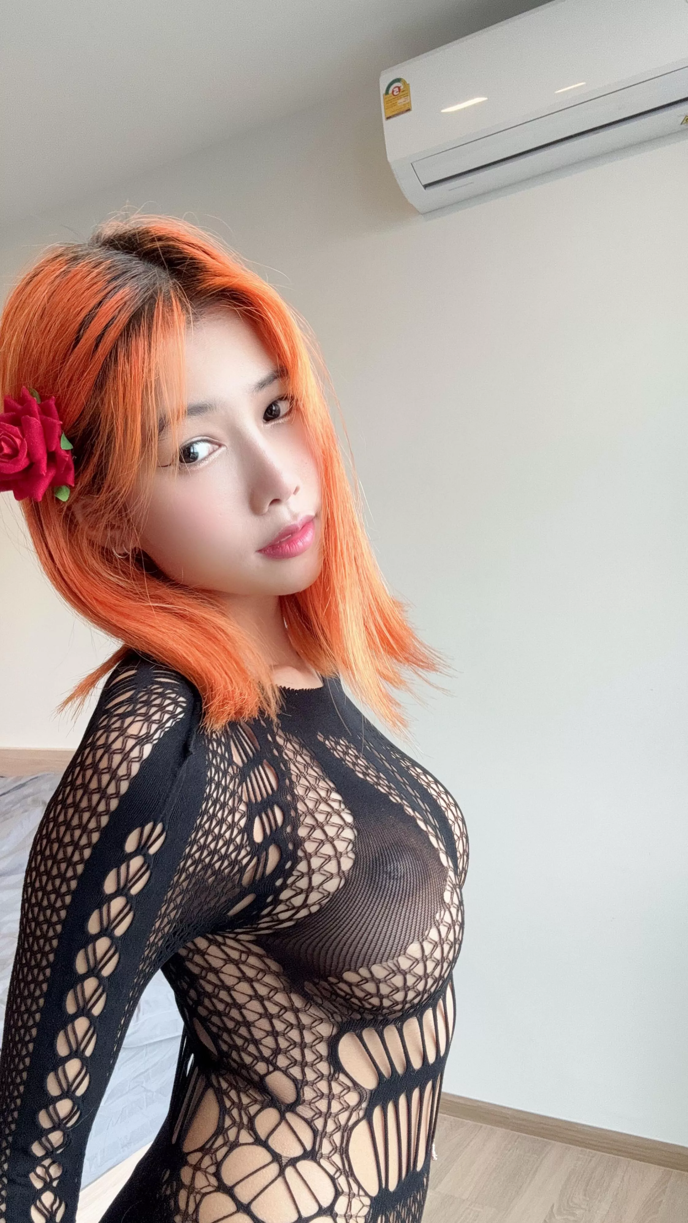 The light fabric only highlights what cannot be hidden