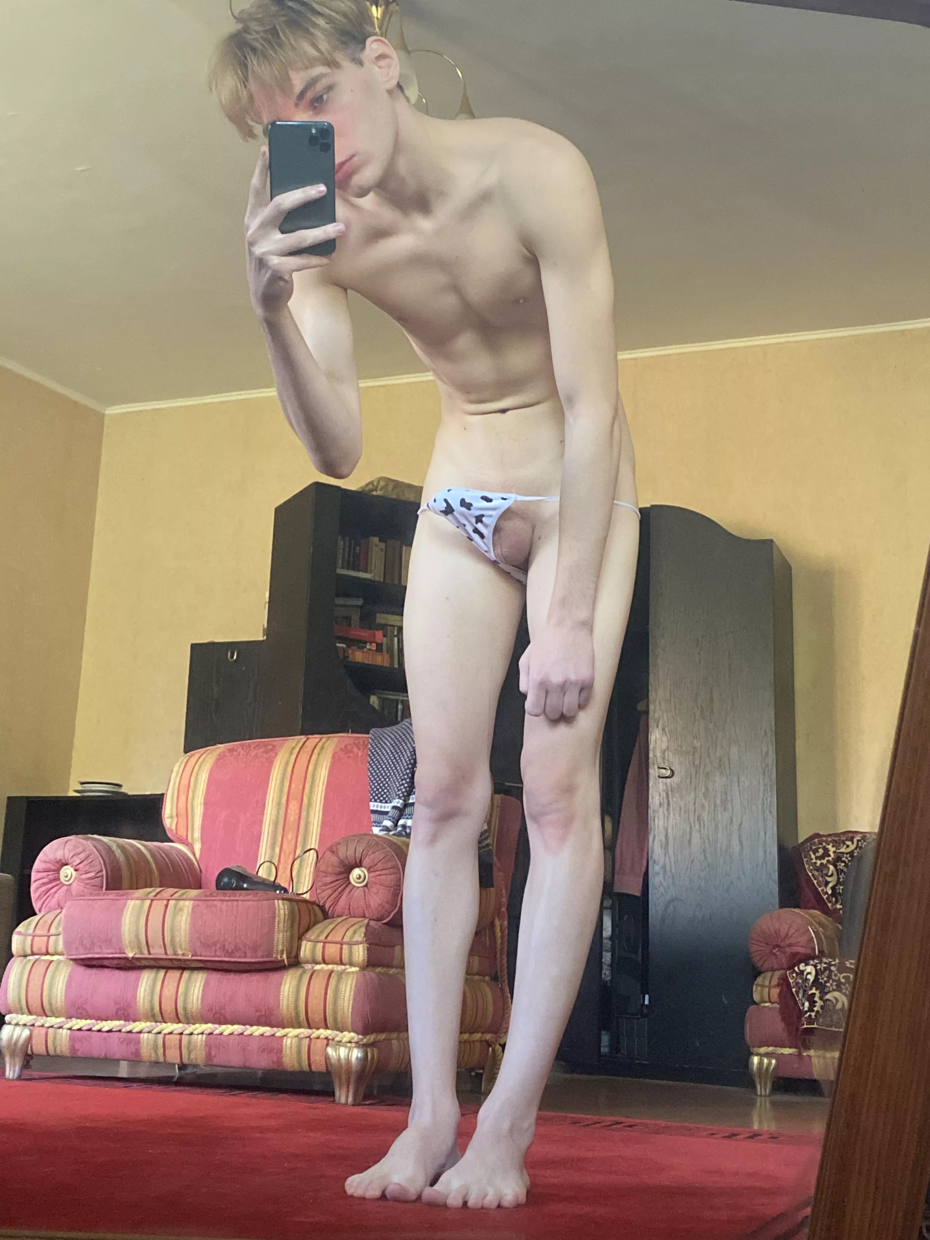 This outfit makes me a bit shy