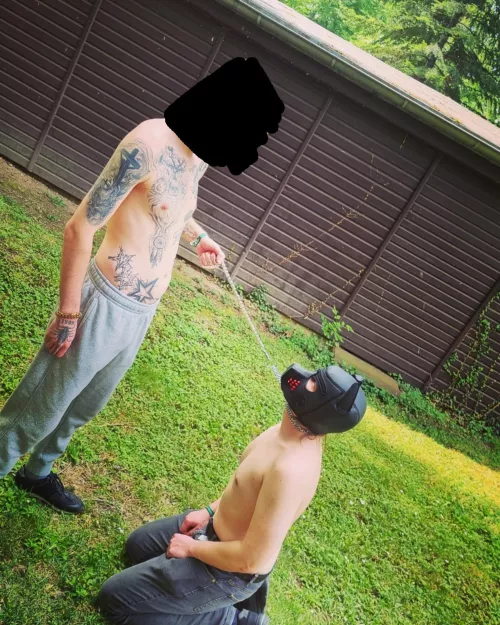 What you want what the guy to whit me little puppy? 