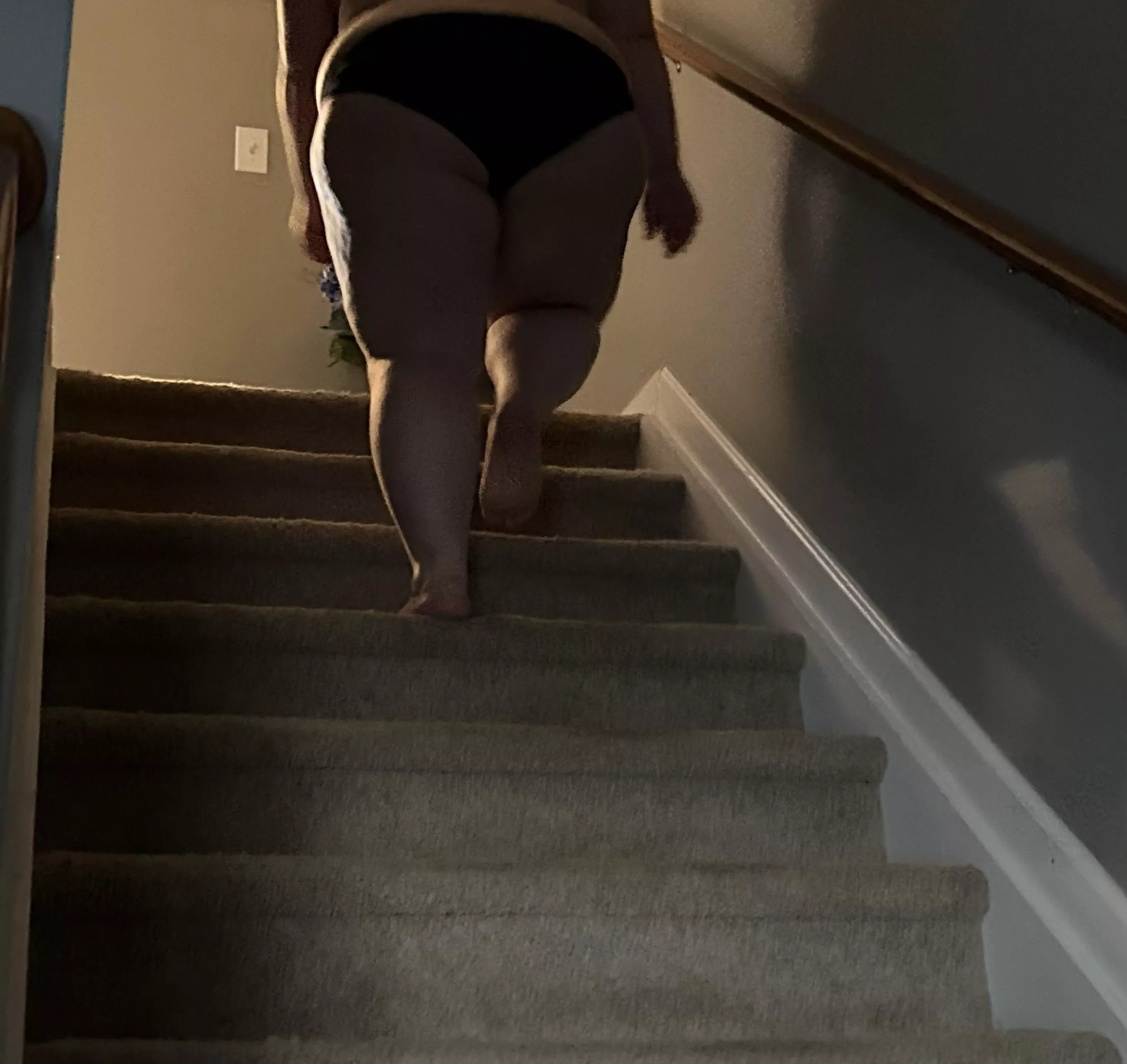 You can keep watching tv, I’m headed upstairs 😉🤤😈