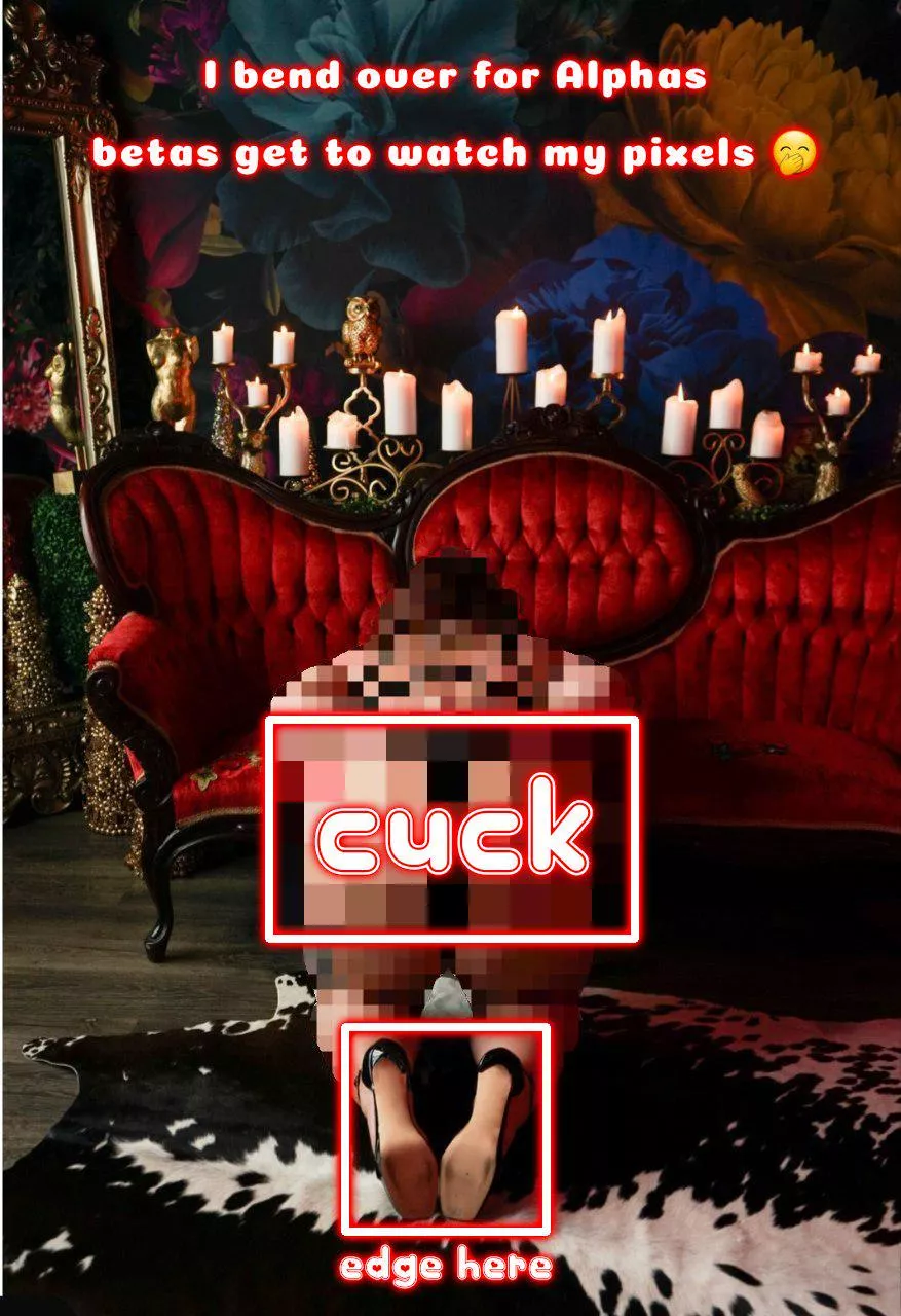 You deserve nothing more than the soles of my heels.