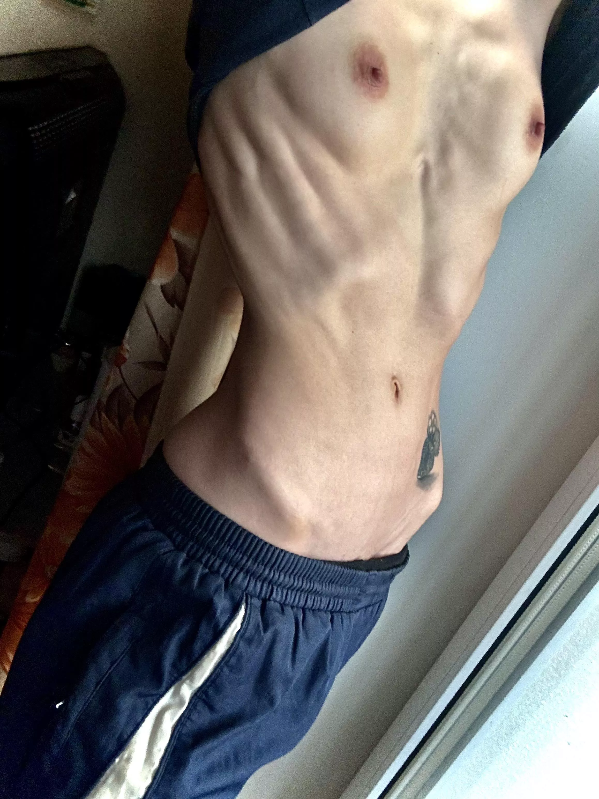 Your sweet hands on my tiny waist