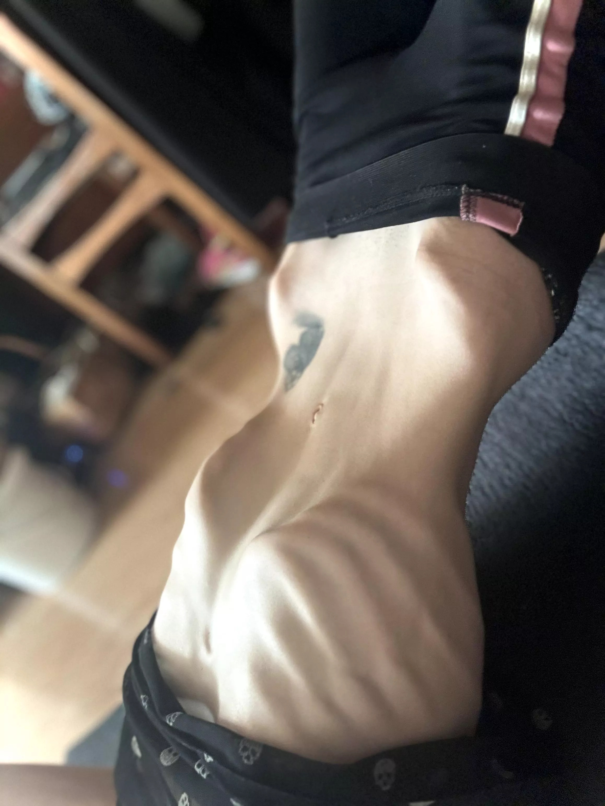 Your sweet hands on my tiny waist