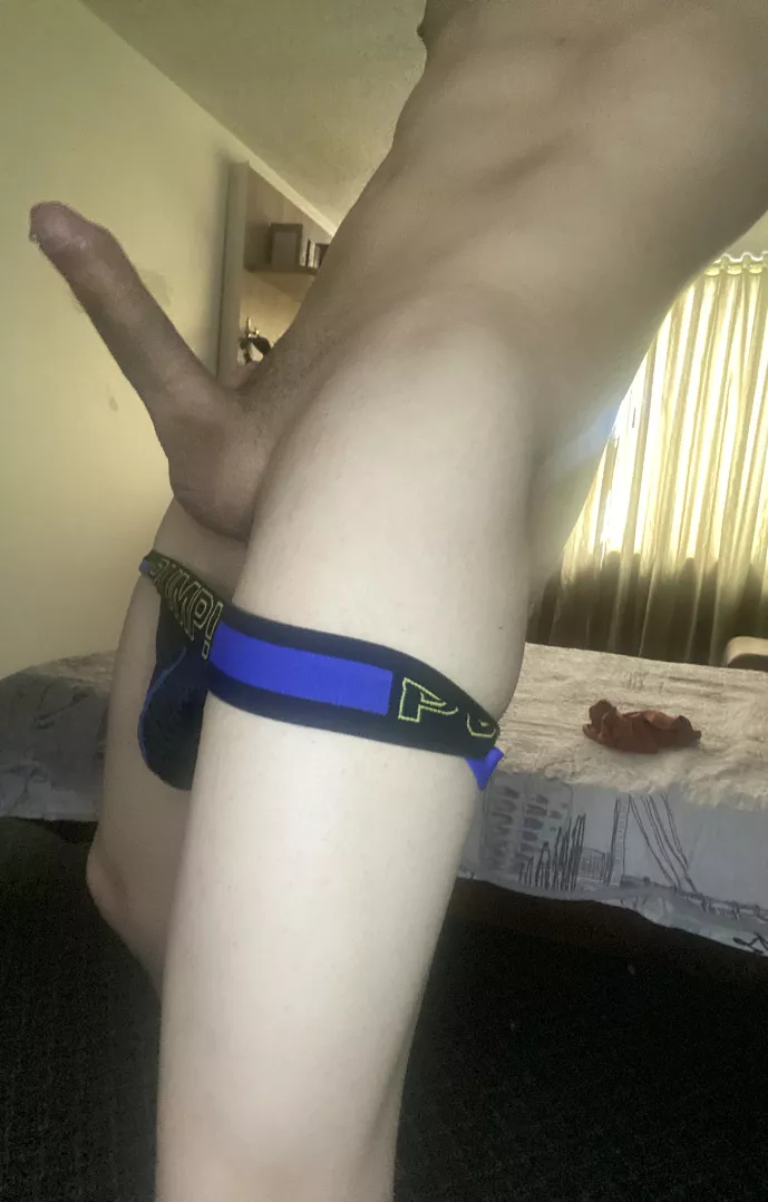[19] drop on your knees and suck my uncut cock