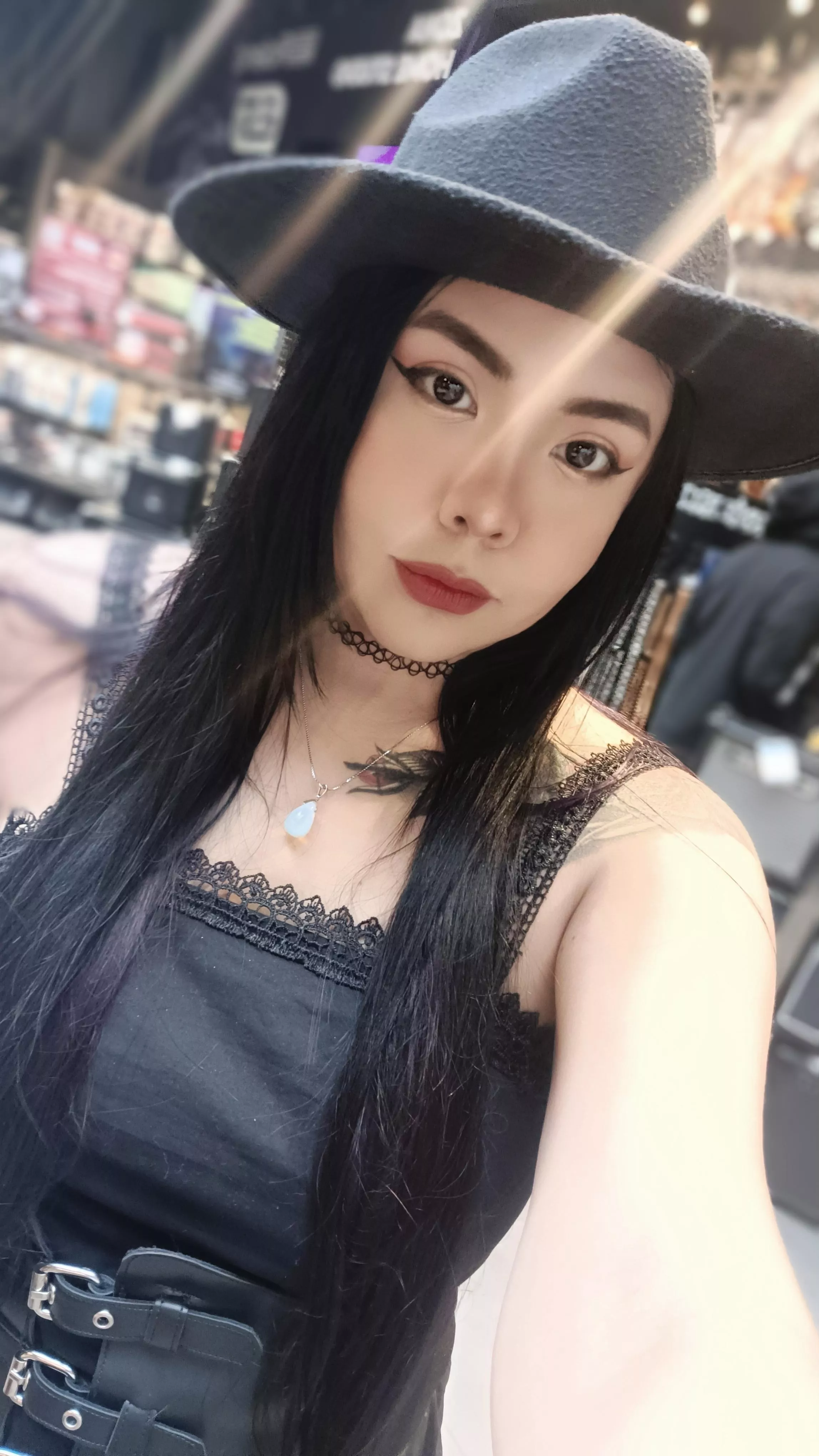 A little style with a huge hat!