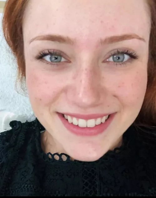 Almost 32 but not wearing makeup to show off my freckles 