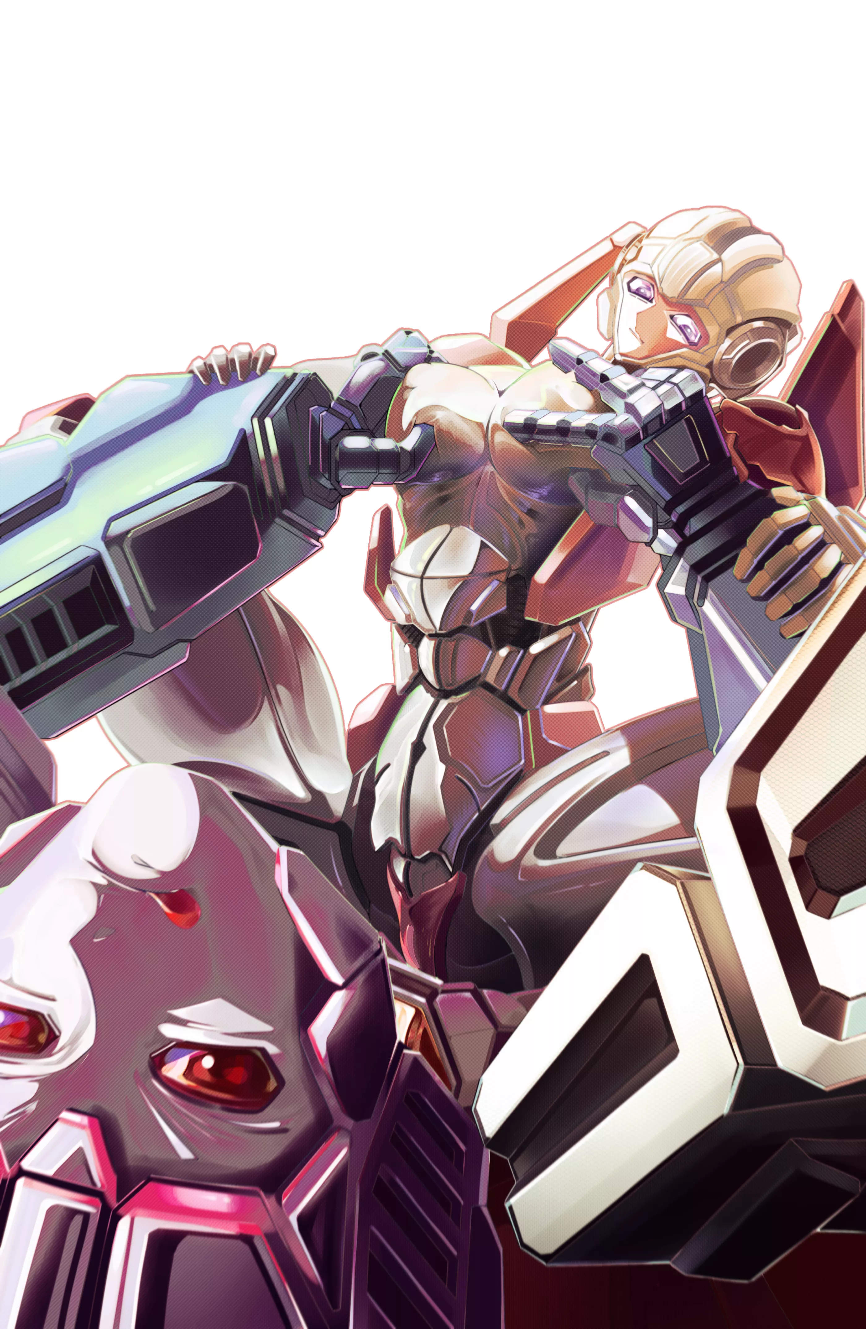 Arcee and Starscream (OC)