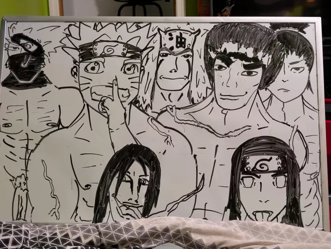 Art i made of Naruto and the gang 