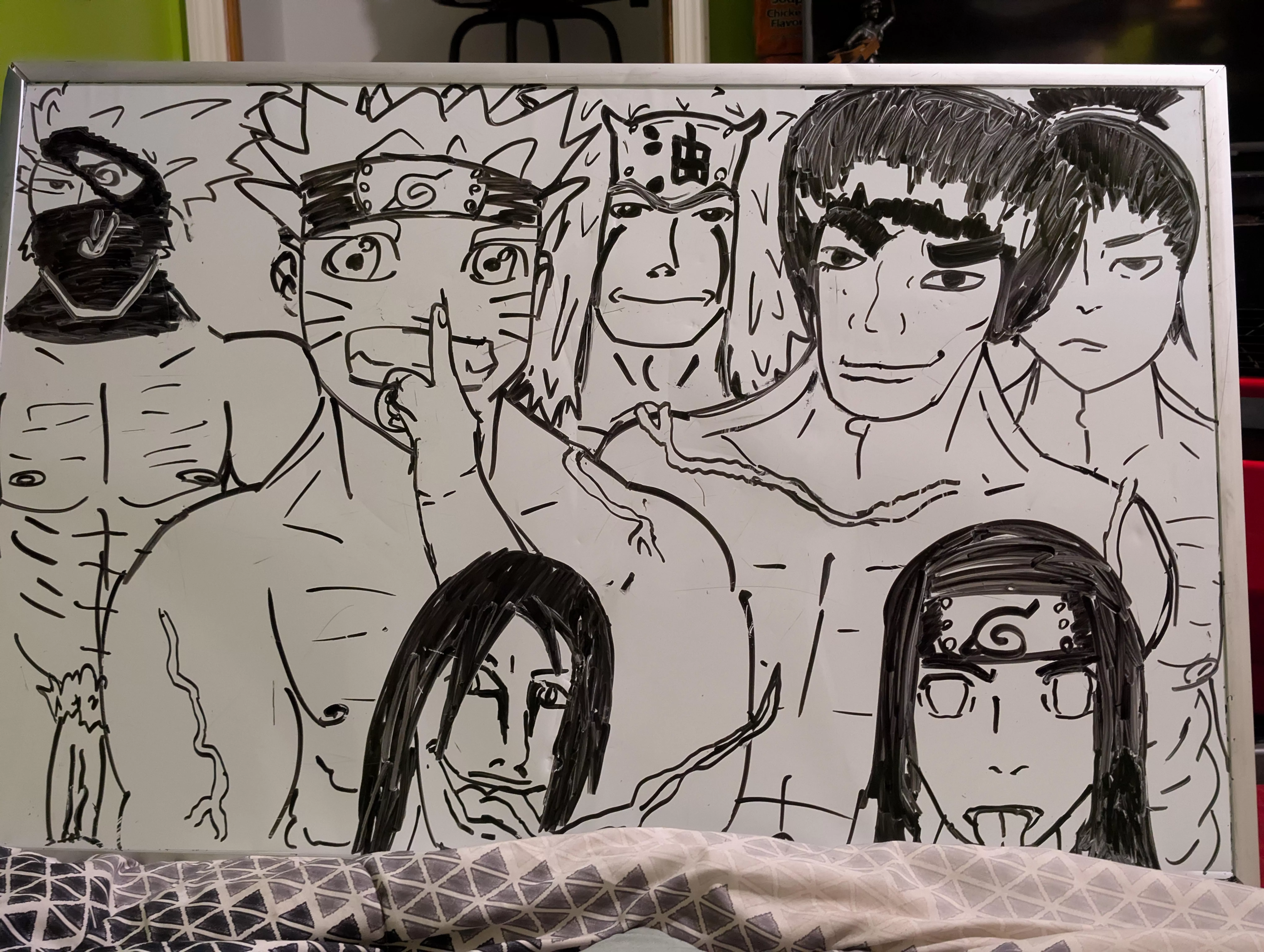 Art i made of Naruto and the gang 