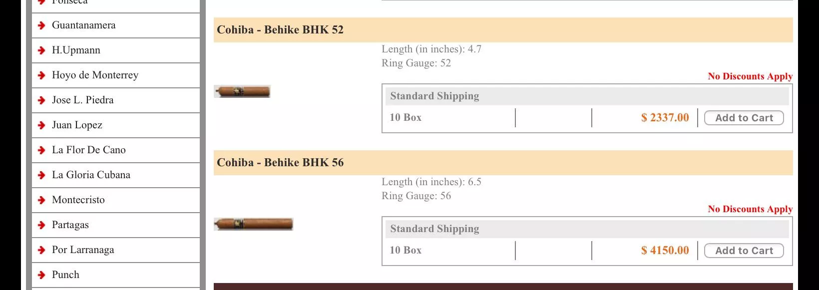 BHK 56 Current Market Price $4150 Free Shipping!