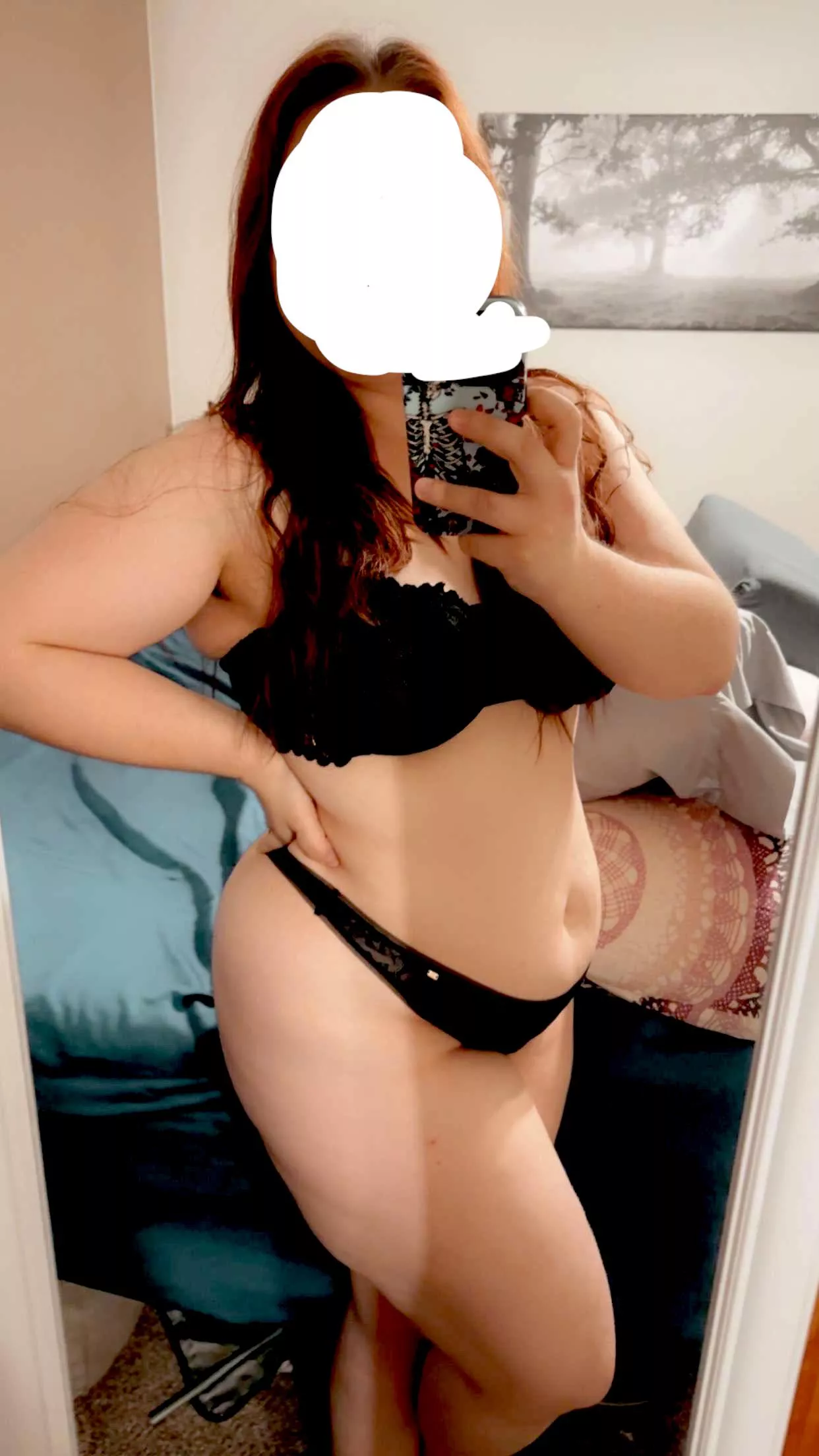 Black lace for Sunday Funday