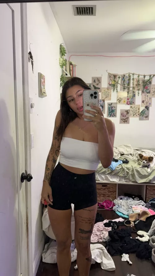 Borderline falling out of my shirt 