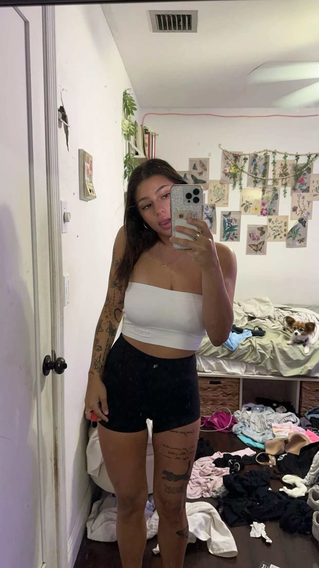 Borderline falling out of my shirt 