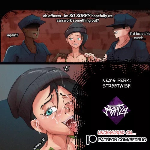Dbd Nsfw perk series: Nea's Streetwise by (bedbug)