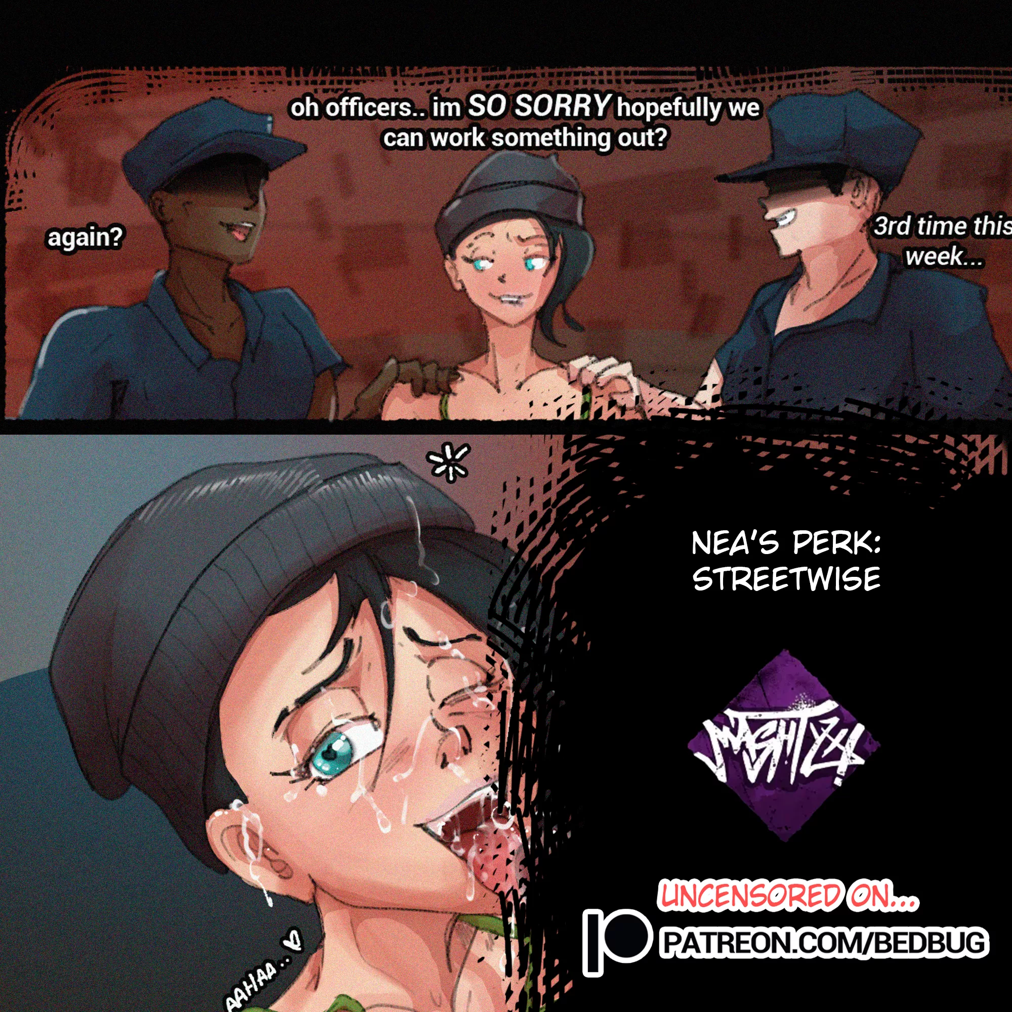 Dbd Nsfw perk series: Nea's Streetwise by (bedbug)