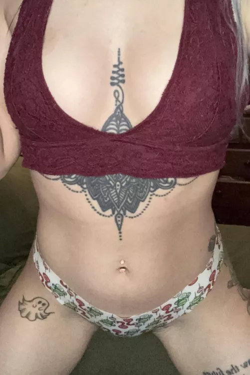 Do my tattoos take away from how cute my panties are 