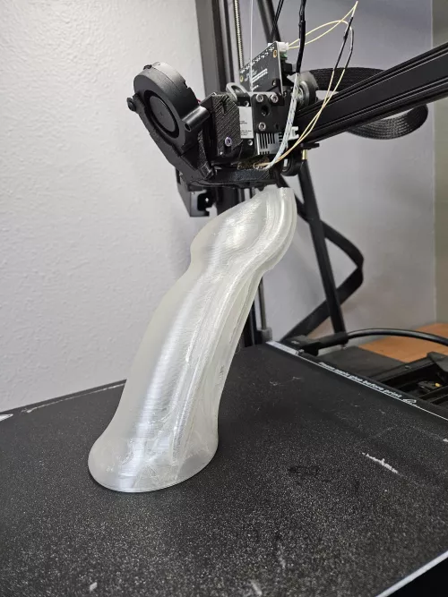 First test if a downward curved pump. Next step vapor smoothing 